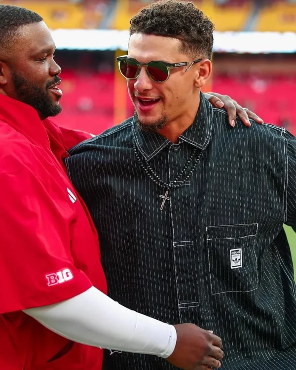 Patrick Mahomes Nebraska vs Cincinnati Game Wabash Shirt USA Jackets