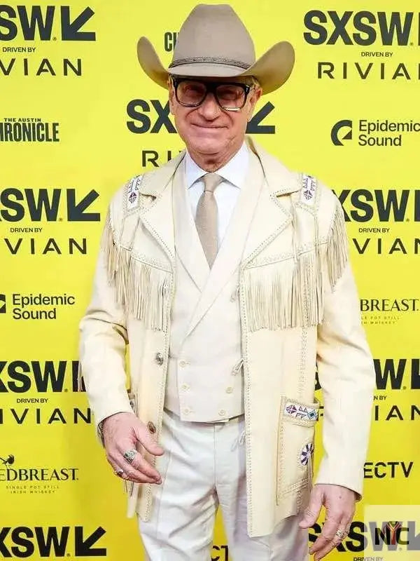Paul Feig Another Simple Favor Cowboy Leather Jacket Clanton Jacket