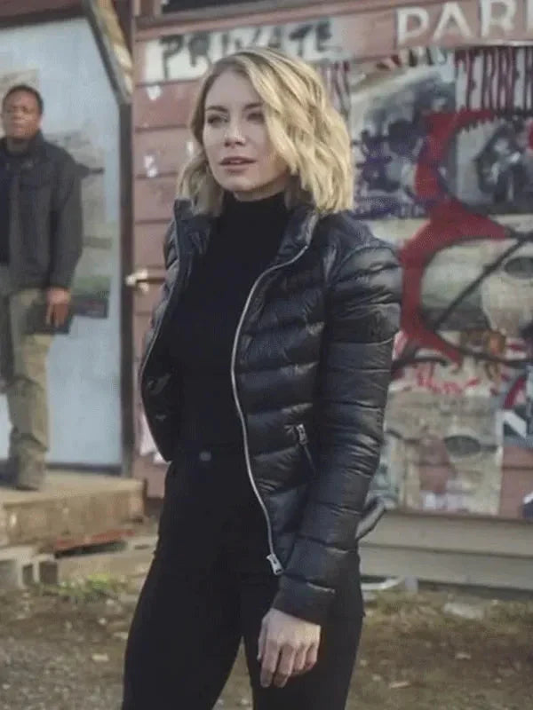 Peacemaker S02 Jennifer Holland Puffer Jacket Clanton Jacket