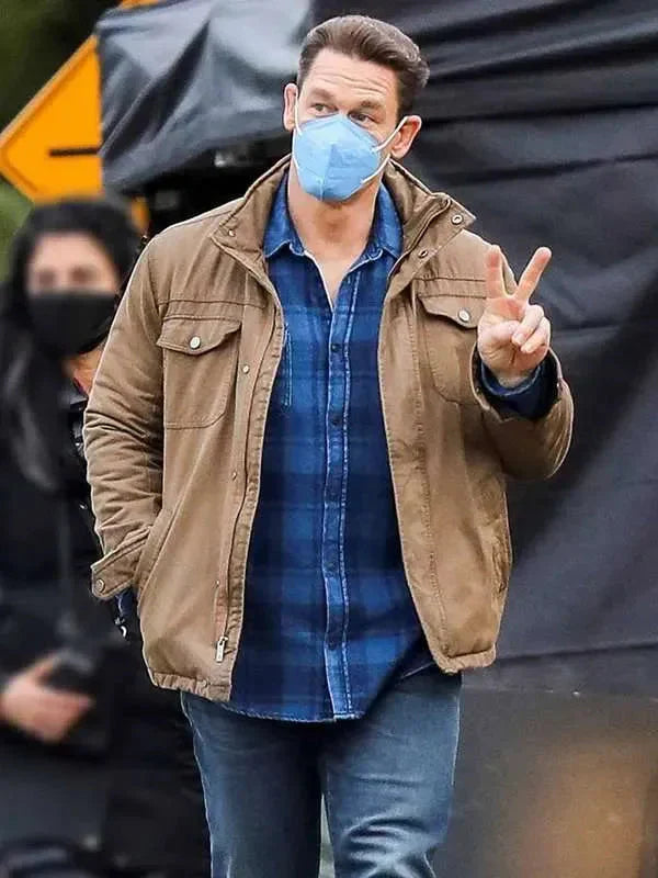 Peacemaker S02 John Cena Brown Jacket Clanton Jacket