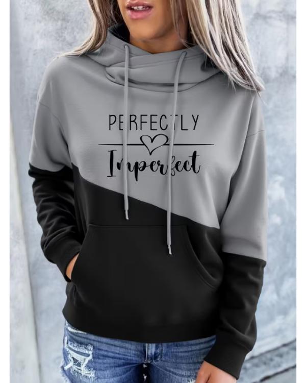 Perfectly Imperfect Two-Tone Hoodie