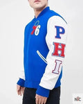Philadelphia 76ers Classic Wool Varsity Jacket Clanton Jacket