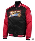 Philadelphia 76ers Hardwood Classics Satin Jacket Clanton Jacket