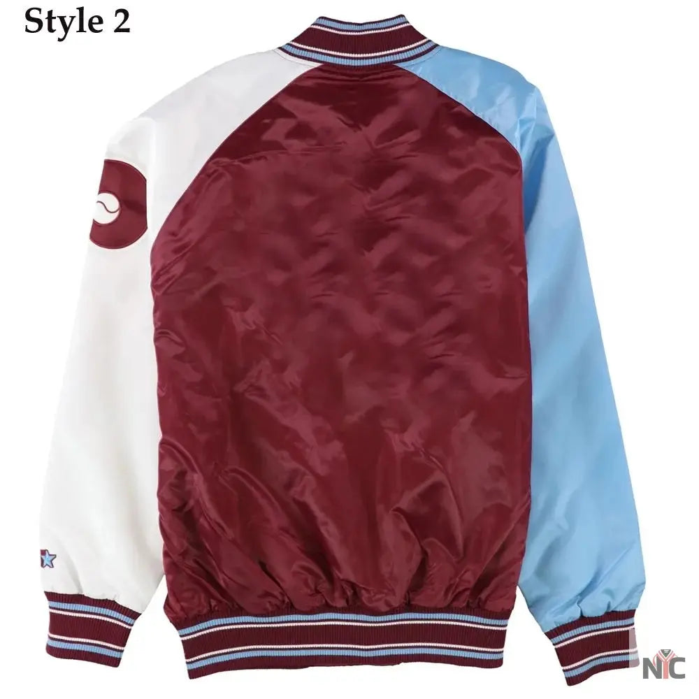 Philadelphia Phillies Satin Jacket Clanton Jacket