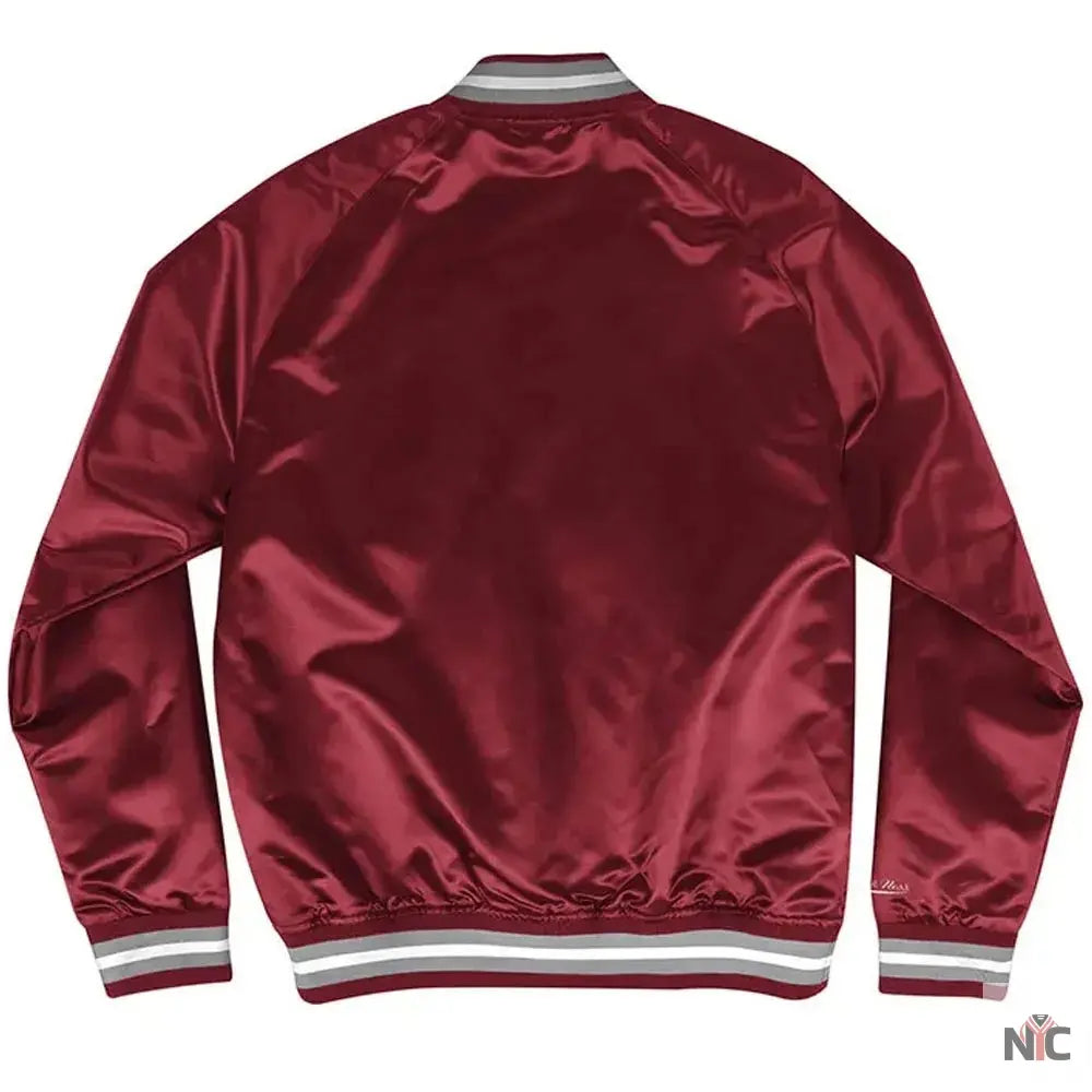 Philadelphia Phillies Satin Raglan Full-Snap Jacket Clanton Jacket