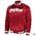 Philadelphia Phillies Satin Raglan Full-Snap Jacket Clanton Jacket