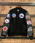 Philadelphia NBA Varsity Black Jacket Clanton Jacket