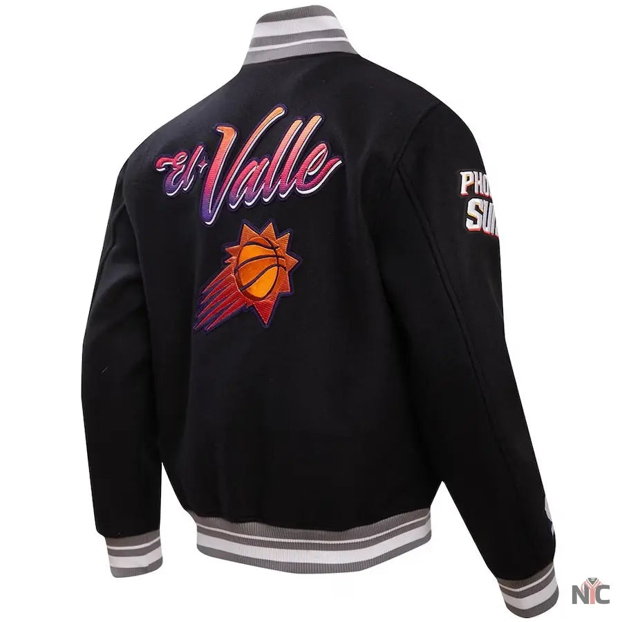 Phoenix Suns 2024 City Edition Full-Zip Varsity Jacket Clanton Jacket