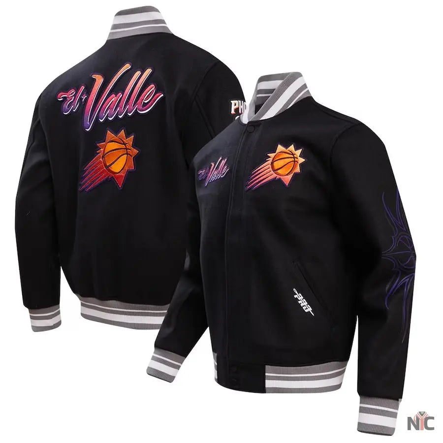 Phoenix Suns 2024 City Edition Full-Zip Varsity Jacket Clanton Jacket