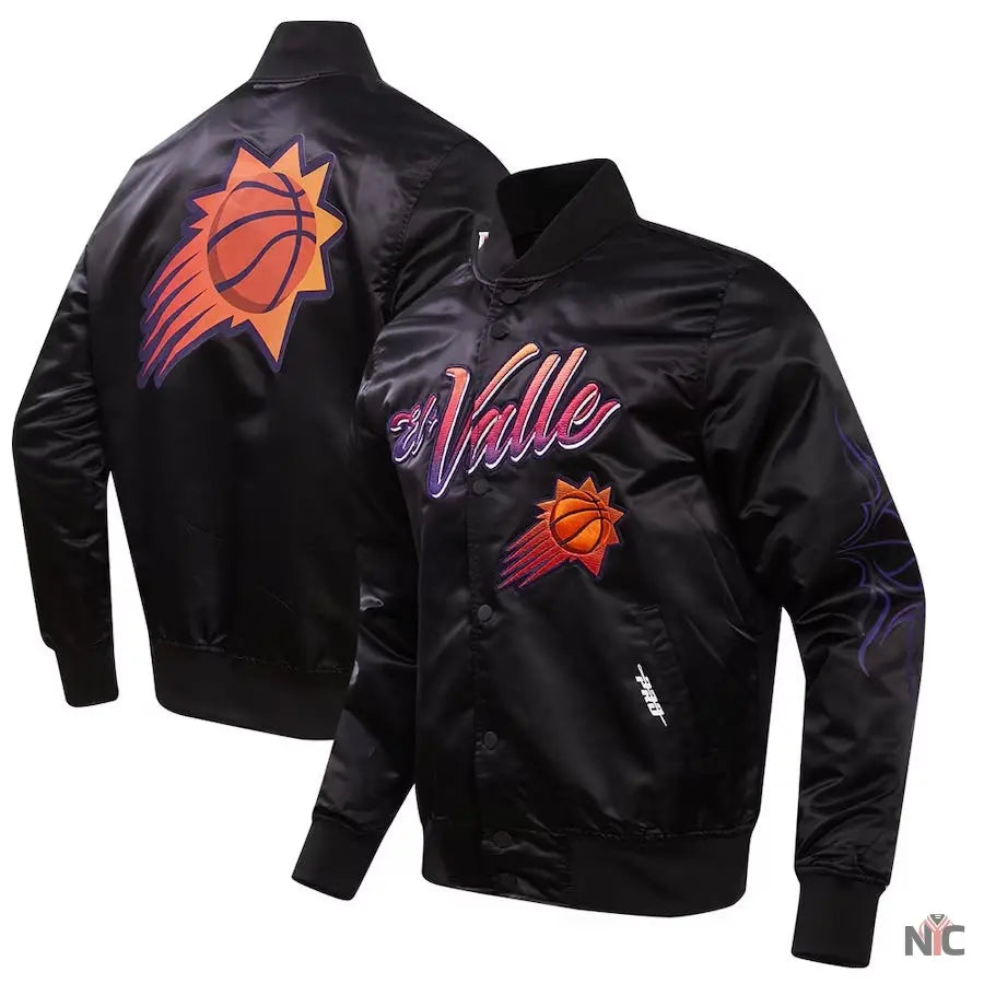 Phoenix Suns 2024 City Edition Satin Full-Snap Jacket Clanton Jacket