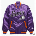 Phoenix Suns Exclusive Purple Satin Jacket Clanton Jacket