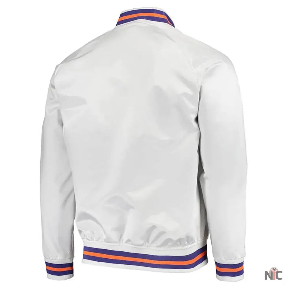Phoenix Suns Hardwood Classics Throwback Satin Jacket Clanton Jacket