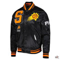 Phoenix Suns Mash Up Black Satin Jacket Clanton Jacket