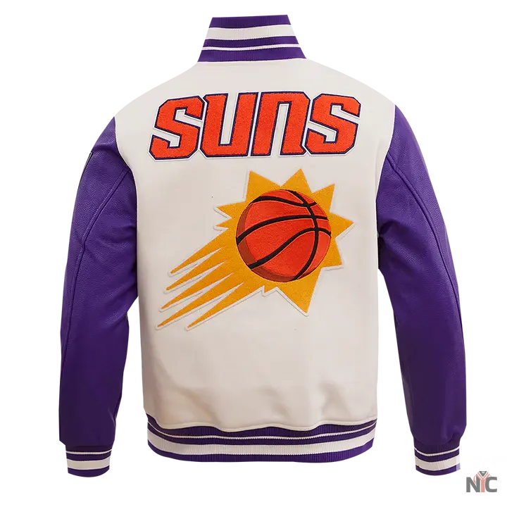 Phoenix Suns Retro Classic Rib Wool Varsity Jacket Clanton Jacket