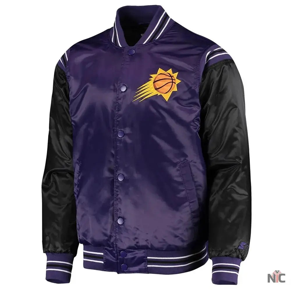 Phoenix Suns The Enforcer Varsity Satin Jacket Clanton Jacket