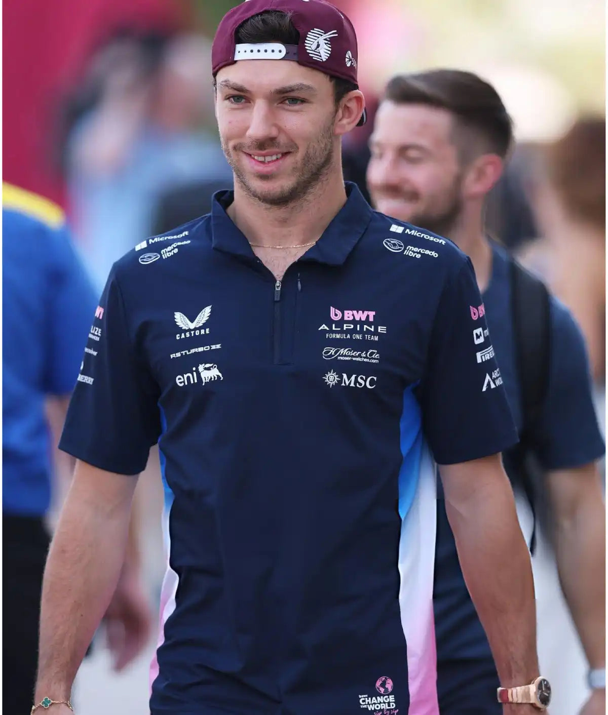 Pierre Gasly F1 Grand Prix Of Qatar Polo Shirt