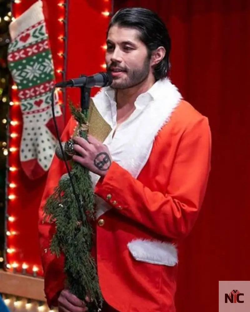 Pinij Nalampoon 12 Dates Of Christmas Red Blazer - Clanton Jacket