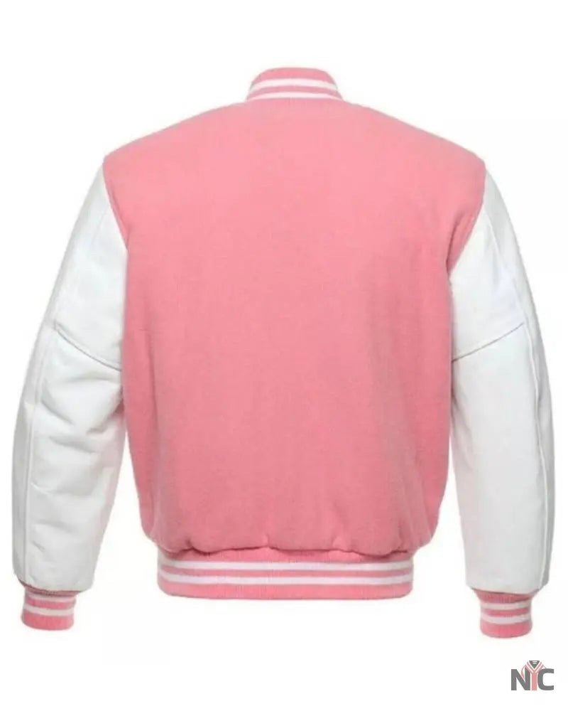 Pink Varsity Jacket Clanton Jacket