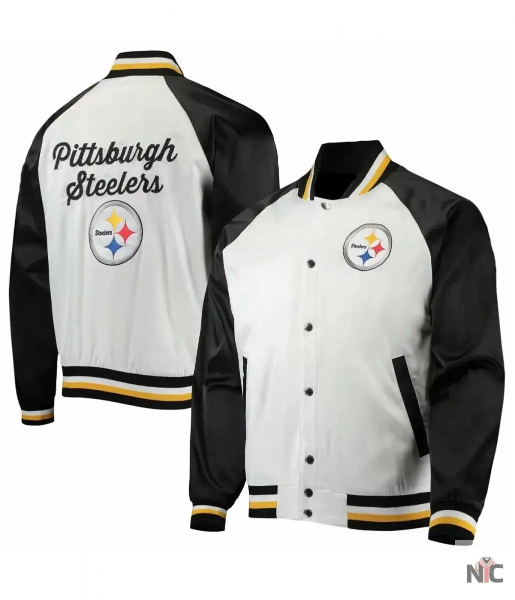 Pittsburgh Steelers NFL Satin Jacket Clanton Jacket