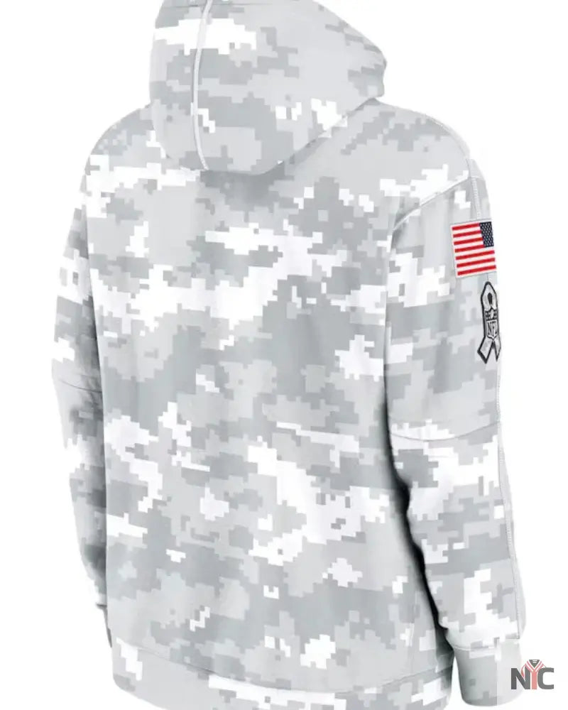 Pittsburgh Steelers Salute To Service Camo 2024 Hoodie Clanton Jacket