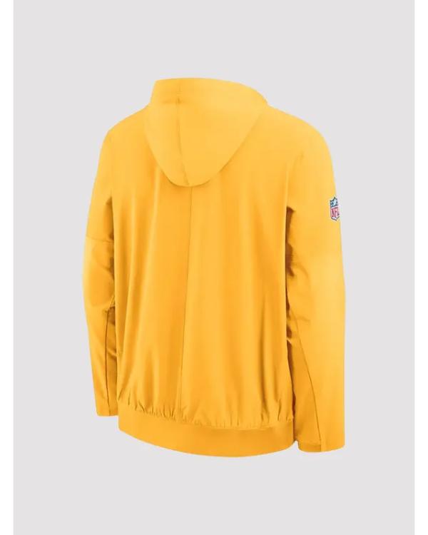 Pittsburgh Steelers Anorak Half-Zip Yellow Hoodie Clanton Jacket