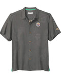Pittsburgh Steelers Gray Catch Of The Day Button-Up Shirt