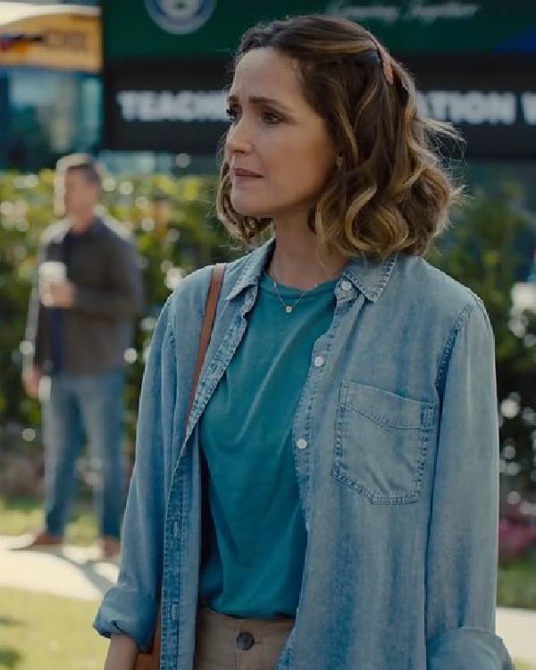 Platonic Rose Byrne Denim Shirt Clanton Jacket