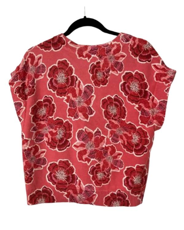 Platonic Rachel Rosenbloom Crop Floral Top Clanton Jacket