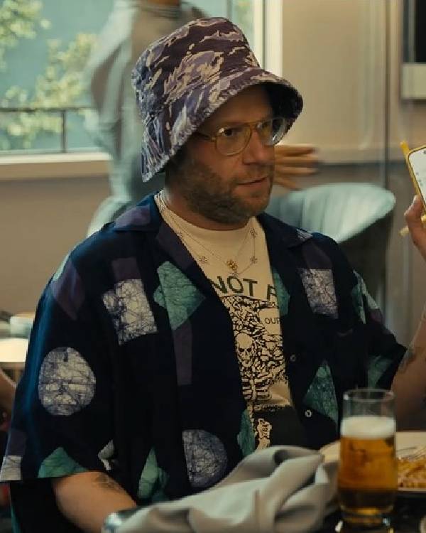 Platonic Seth Rogen Blue Shirt Clanton Jacket