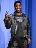 Kid Cudi The Tonight Show S12 Biker Leather Jacket Clanton Jacket