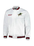 MLS FC Dallas Burn City White Varsity Jacket Clanton Jacket
