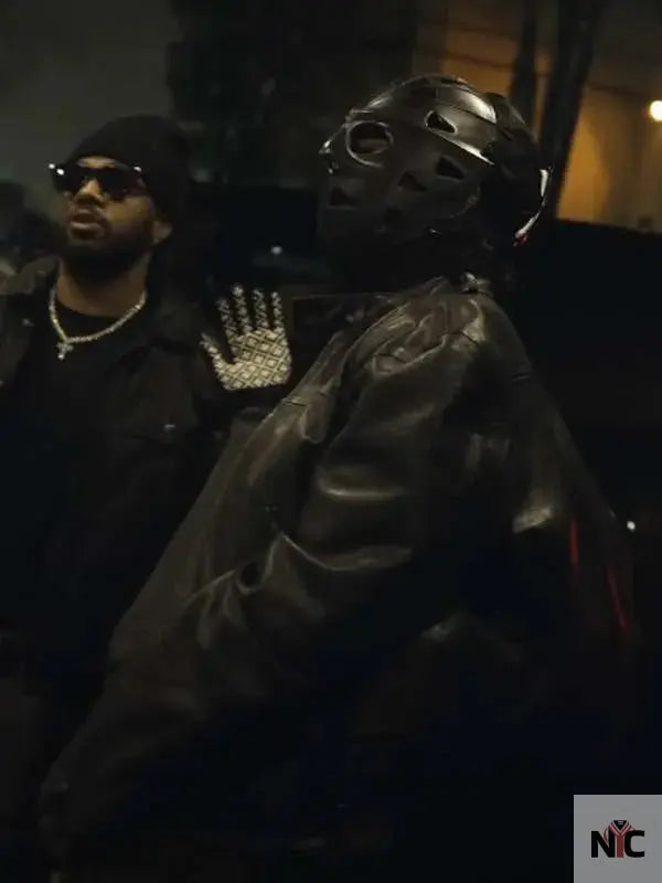 Playboi Carti Type Shit 2024 Black Leather Jacket Clanton Jacket