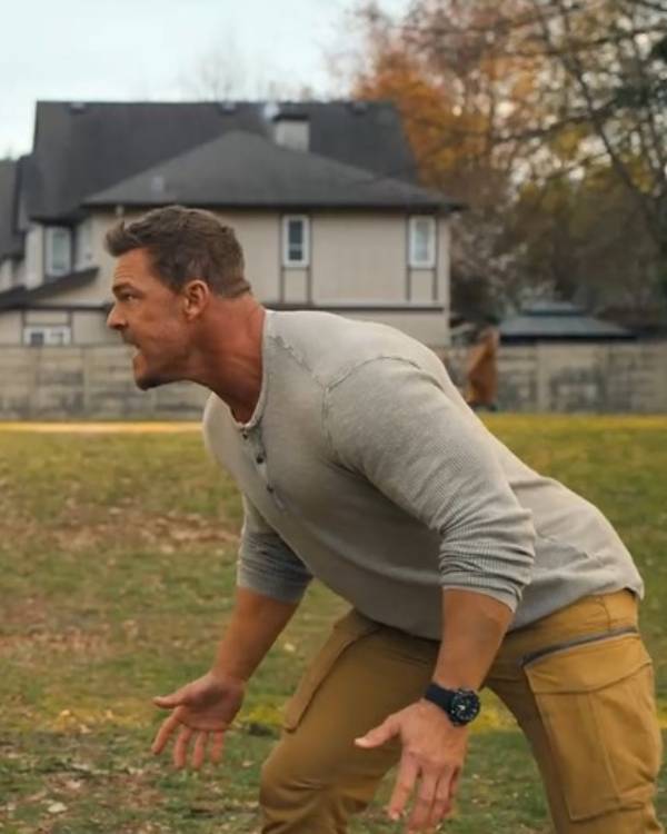Playdate Alan Ritchson Off White T-Shirt