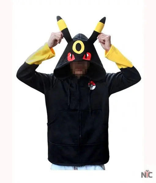 Pokemon Go Umbreon Black Hoodie Clanton Jacket
