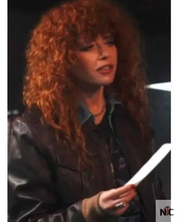 Poker Face Natasha Lyonne Leather Bomber Jacket Clanton Jacket