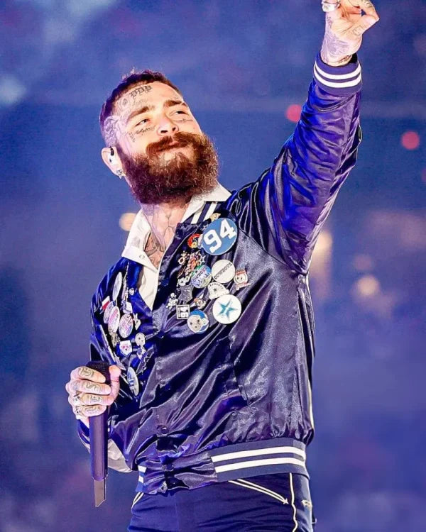 Post Malone Kansas City Chiefs vs Dallas Cowboys Bomber Jacket