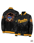 Powerline Satin Varsity Jacket Clanton Jacket