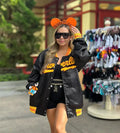 Powerline Black Varsity Jacket Clanton Jacket