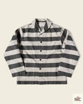 Prison Stripe Shawl Collar Coverall Jacket Clanton Jacket