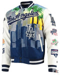 Pro Standard White Los Angeles Dodgers Varsity Jacket Clanton Jacket