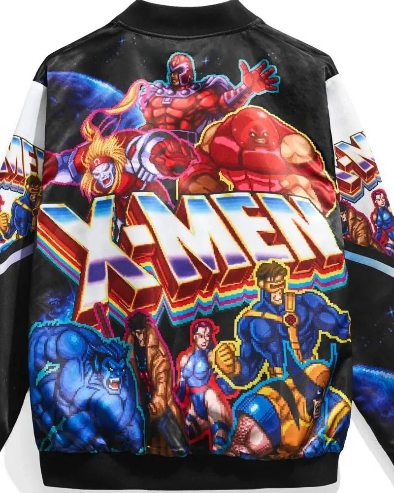 X-Men Video Game Fanimation Satin Jacket Clanton Jacket