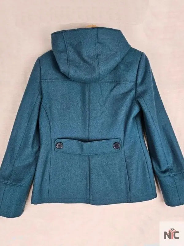 Pushers S01 Rosie Jones Teal Toggle Coat Clanton Jacket