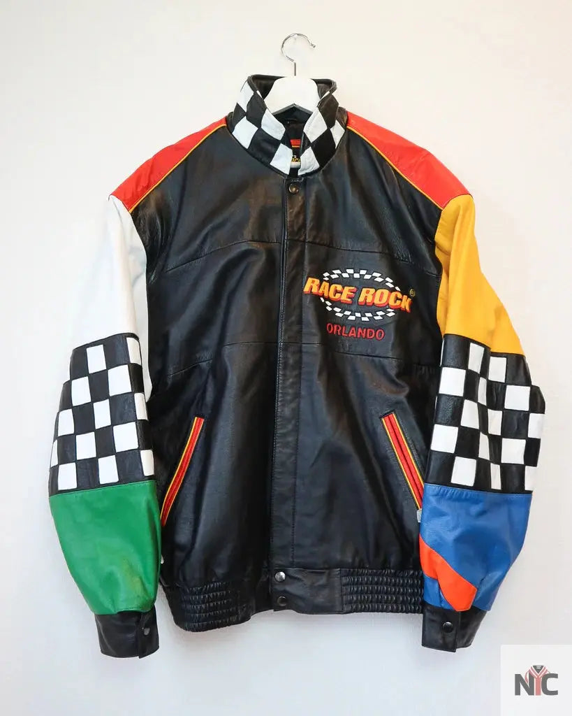 Race Rock Orlando Leather Jacket Clanton Jacket