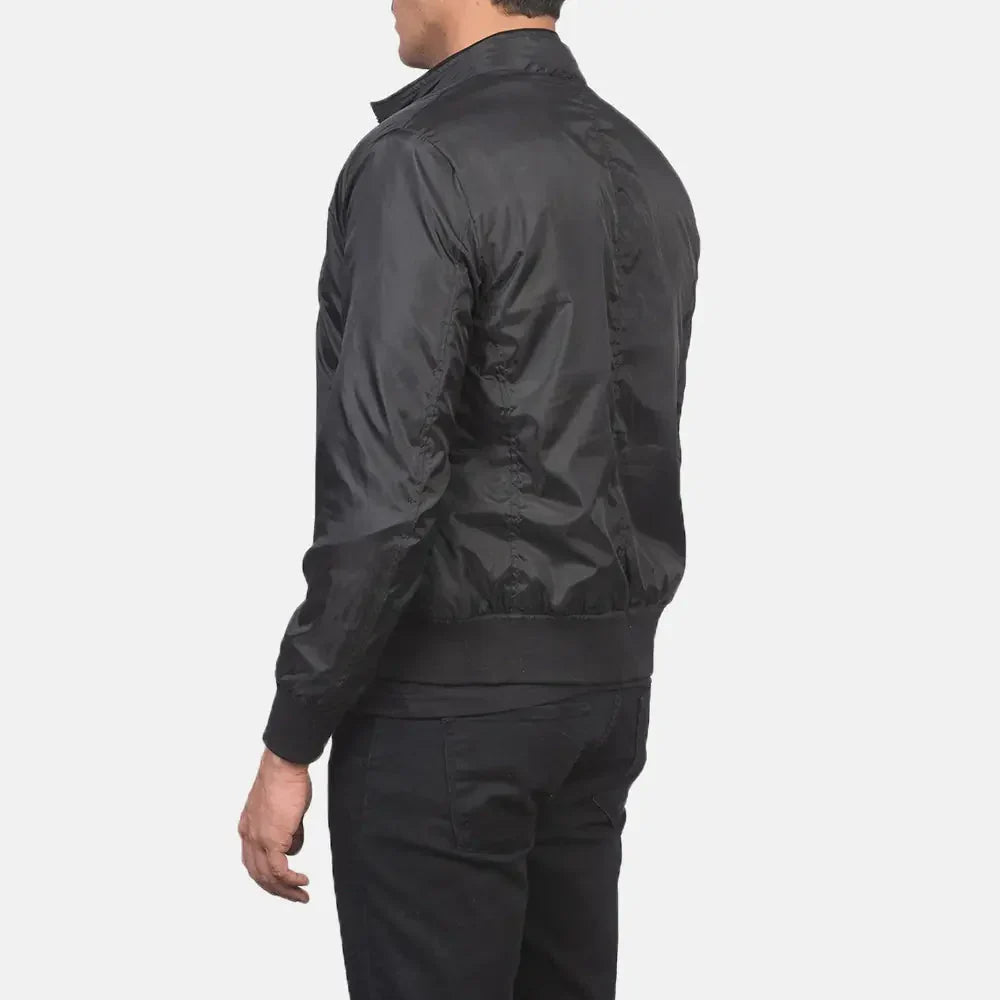 Ramon Black Bomber Jacket Clanton Jacket