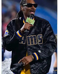 Rams Snoop Dogg Los Angeles Black Jacket