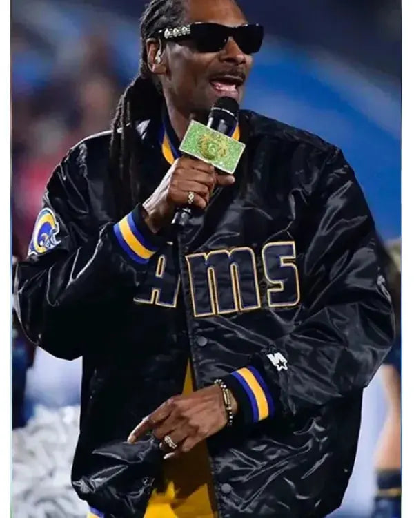 Rams Snoop Dogg Los Angeles Black Jacket
