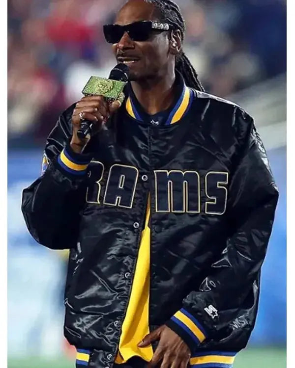 Rams Snoop Dogg Los Angeles Black Jacket