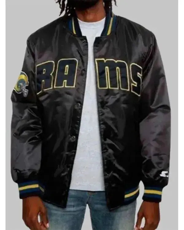 Rams Snoop Dogg Los Angeles Black Jacket