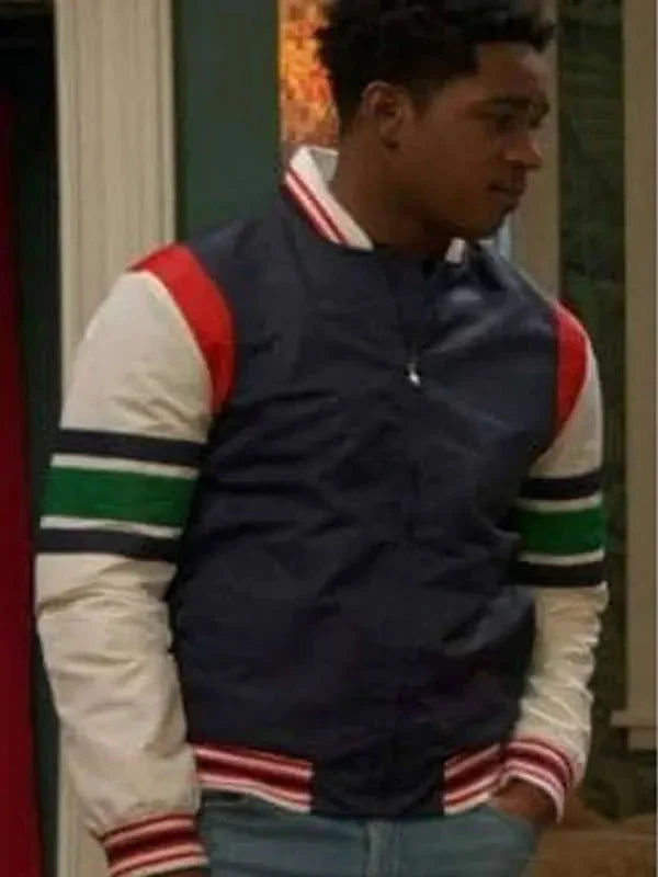 Issac Ryan Brown Ravens Home S06 Varsity Jacket USA Jackets