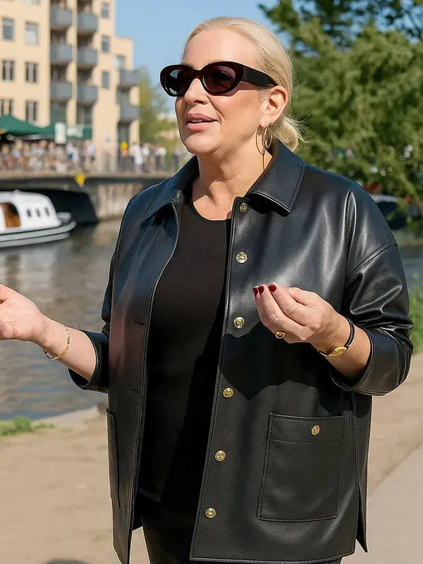 Real Housewives of Orange County Shannon Beador Leather Jacket